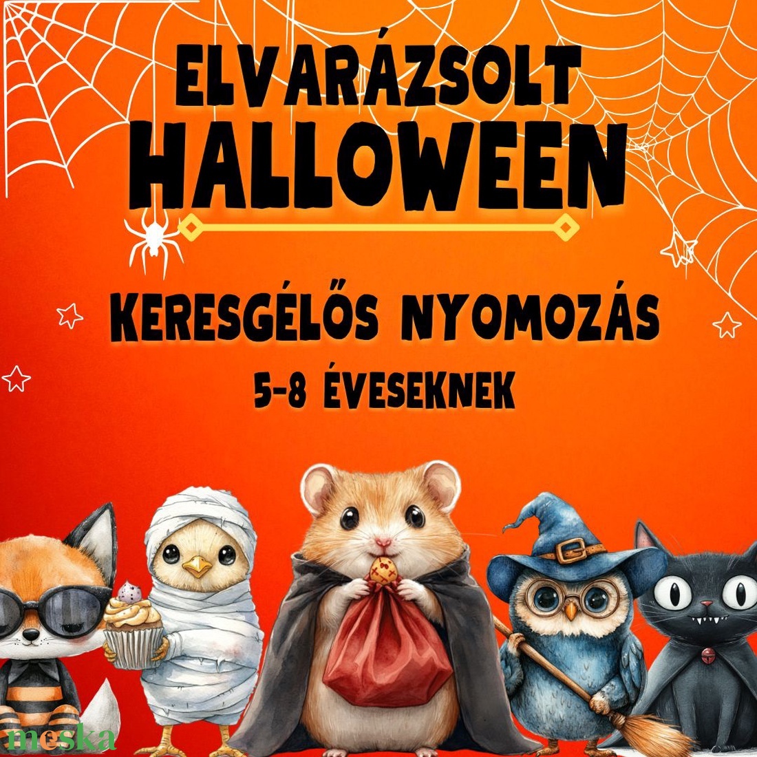 Elvarázsolt Halloween - keresgélős nyomozás  - játék & sport - készségfejlesztő és logikai játék - logikai játékok - Meska.hu Elvarázsolt Halloween - keresgélős nyomozás  - játék & sport - készségfejlesztő és logikai játék - logikai játékok - Meska.hu
