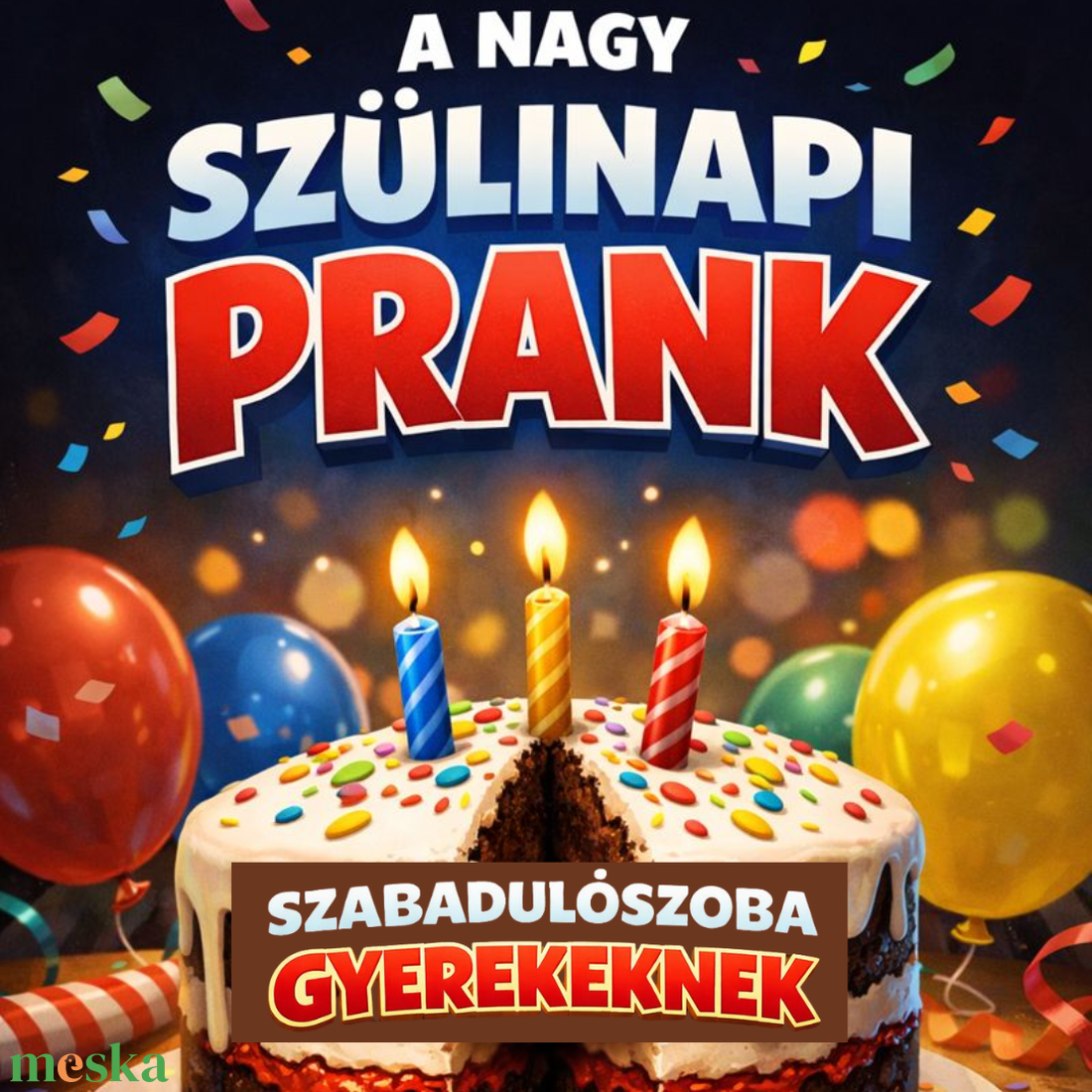 Szülinapi szabadulószoba gyerekeknek - játék & sport - szerepjáték - Meska.hu