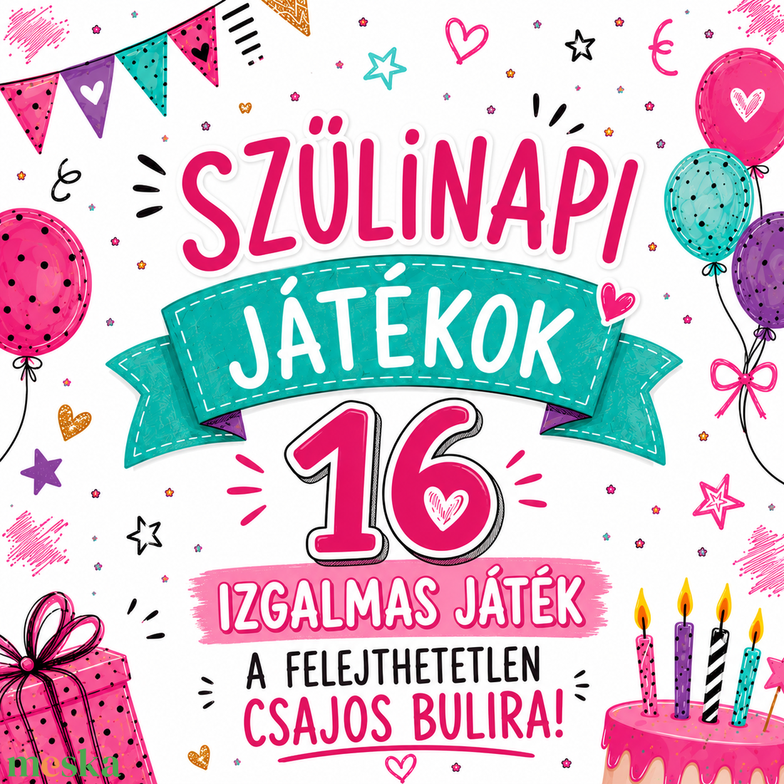 Szülinapi játékok lányoknak - játék & sport - készségfejlesztő és logikai játék - logikai játékok - Meska.hu