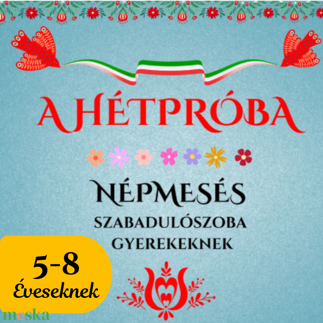 A Hétpróba - magyar népmesés szabadulószoba kicsiknek - játék & sport - készségfejlesztő és logikai játék - logikai játékok - Meska.hu