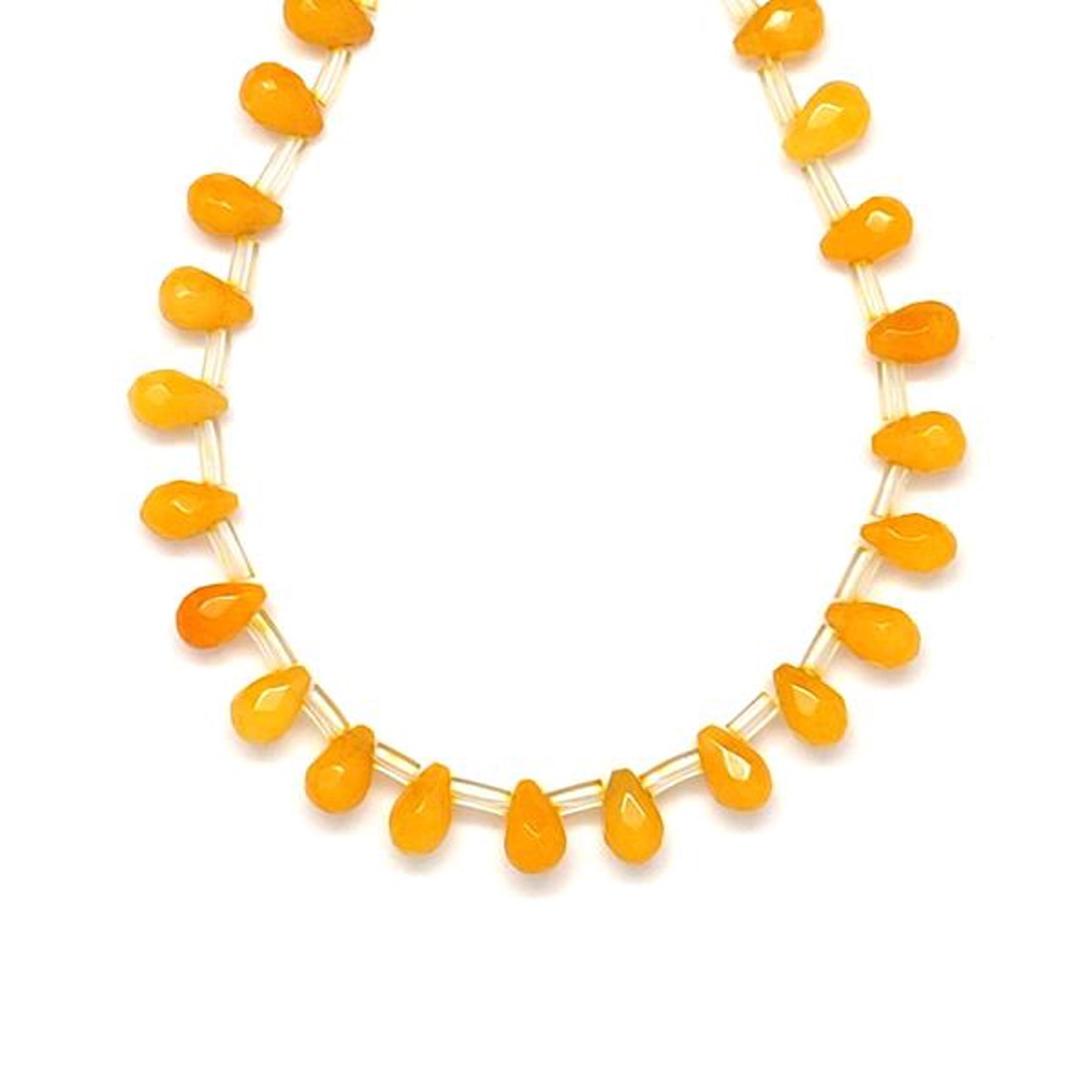 Aventurin barack fazettált csepp 5x8mm - kellékek & szerszámok - ásvány alapanyag - ásványfüzér - Meska.hu