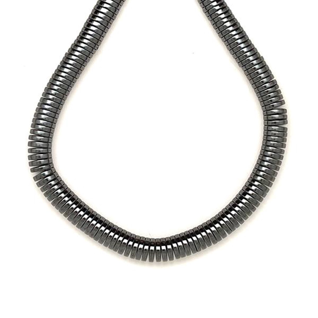 Hematit korong 6x1mm  ékszerkészítő alapanyag (füzér) - kellékek & szerszámok - ásvány alapanyag - ásványfüzér - Meska.hu