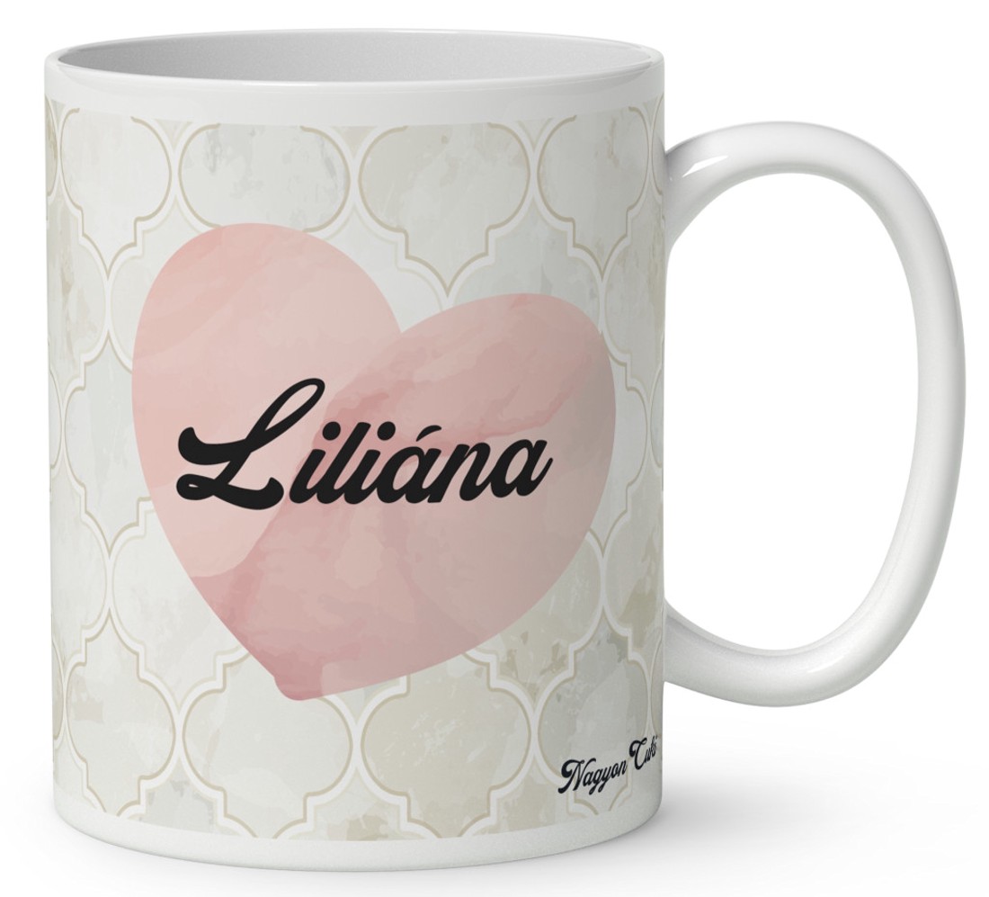 Névvel kérhető - Bájos könyv hercegnő mintás bögre - otthon & életmód - konyhafelszerelés, tálalás - tálalás - bögre & csésze - Meska.hu