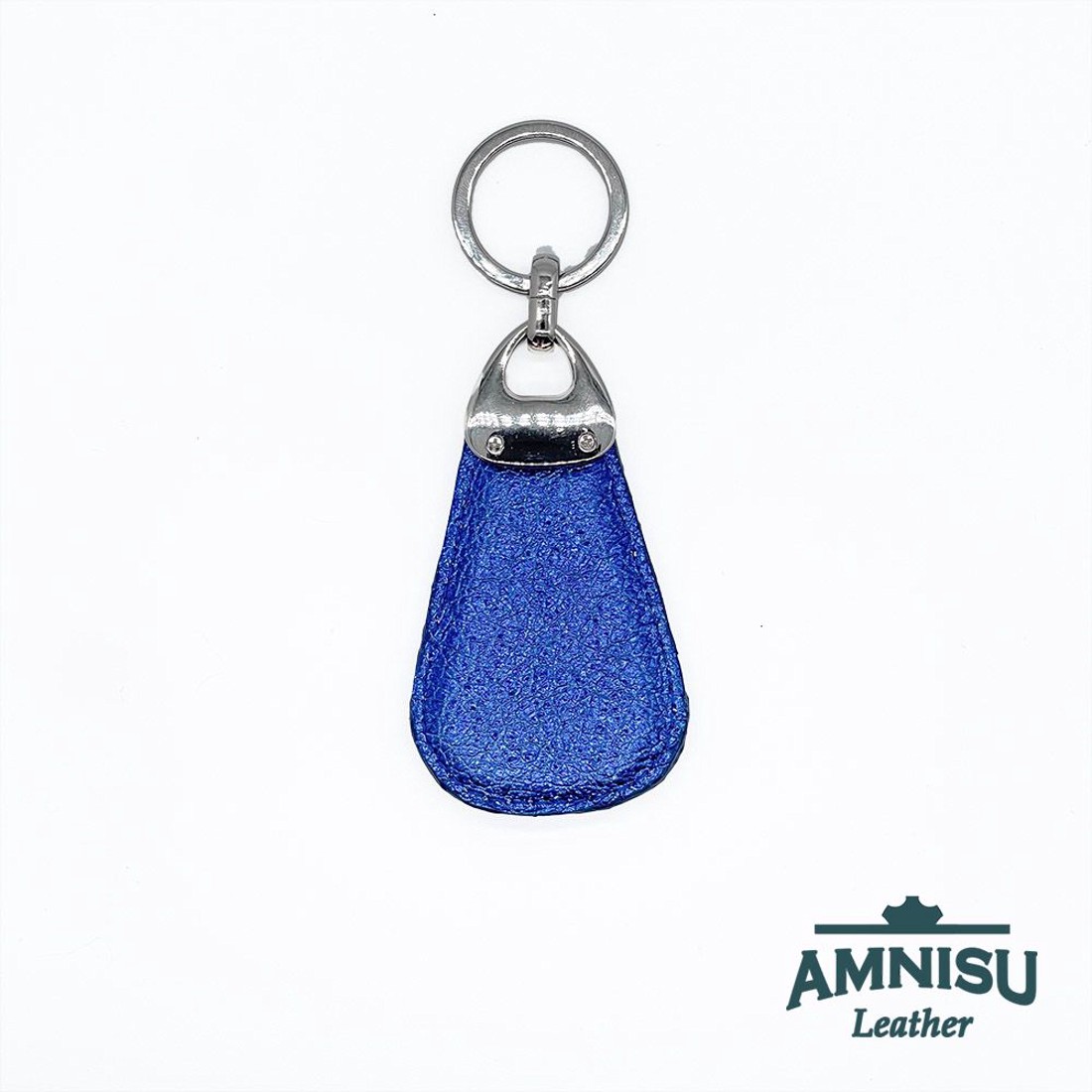 Metál királykék csepp alakú swarovski köves kulcstartó H6018 -  - Meska.hu