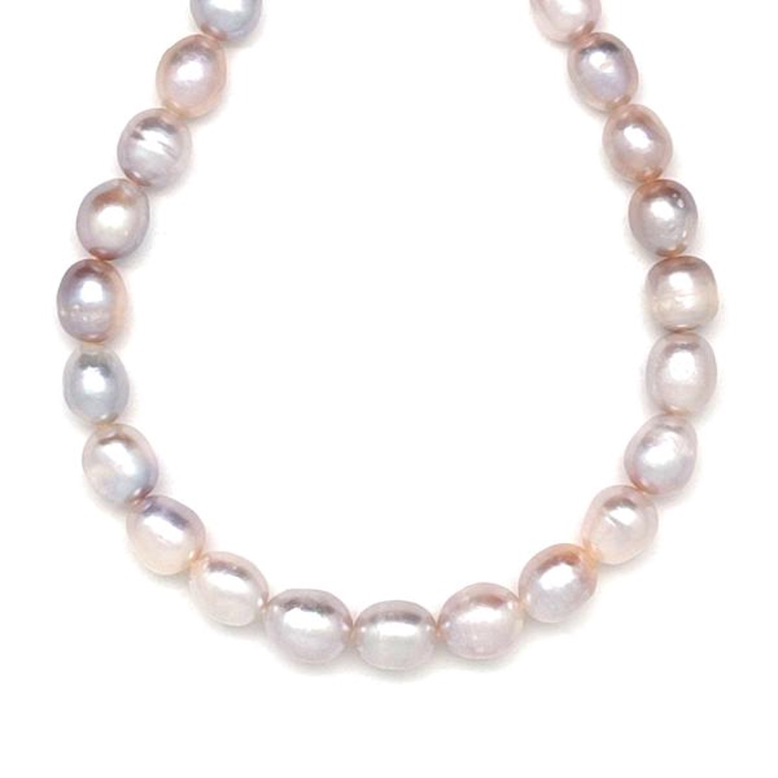 Édesvizi tenyésztett gyöngy szürke rizs 6,5-8,5mm  ékszerkészítő alapanyag (füzér) - kellékek & szerszámok - ásvány alapanyag - ásványfüzér - Meska.hu