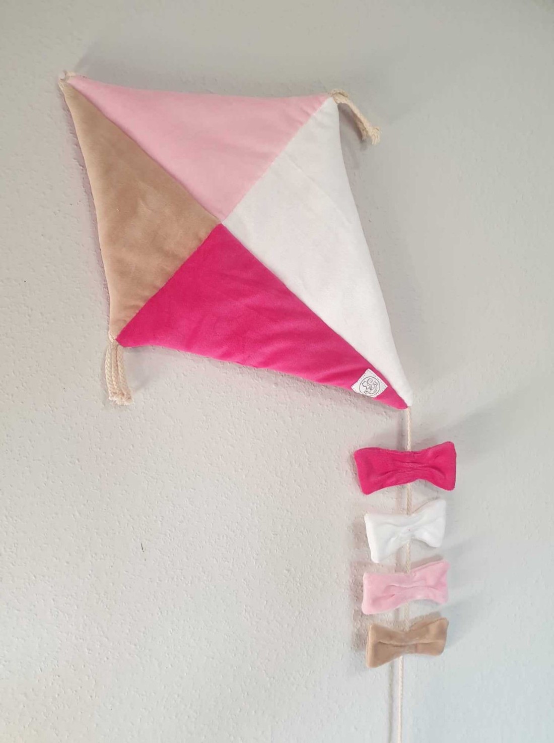 Fali sárkány - pink  - otthon & életmód - babaszoba, gyerekszoba - babaszoba dekoráció - Meska.hu