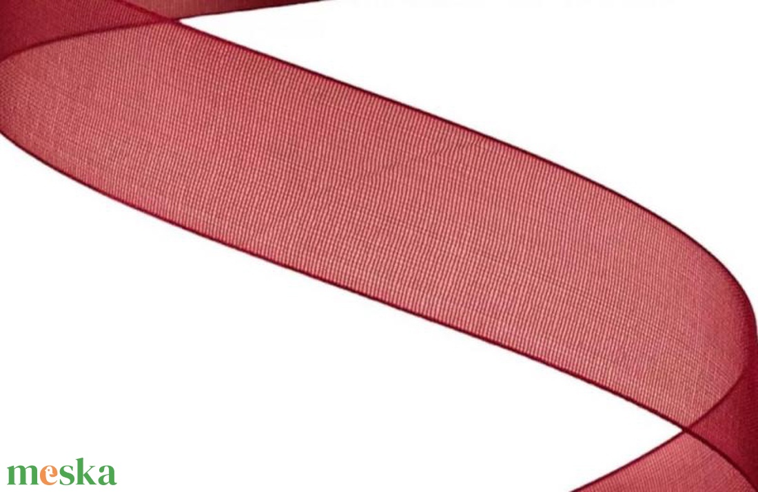 Organza szalag 20mmx20m - bordó - kellékek & szerszámok - rövidáru - szalag, pánt - textilszalag - Meska.hu Organza szalag 20mmx20m - bordó - kellékek & szerszámok - rövidáru - szalag, pánt - textilszalag - Meska.hu