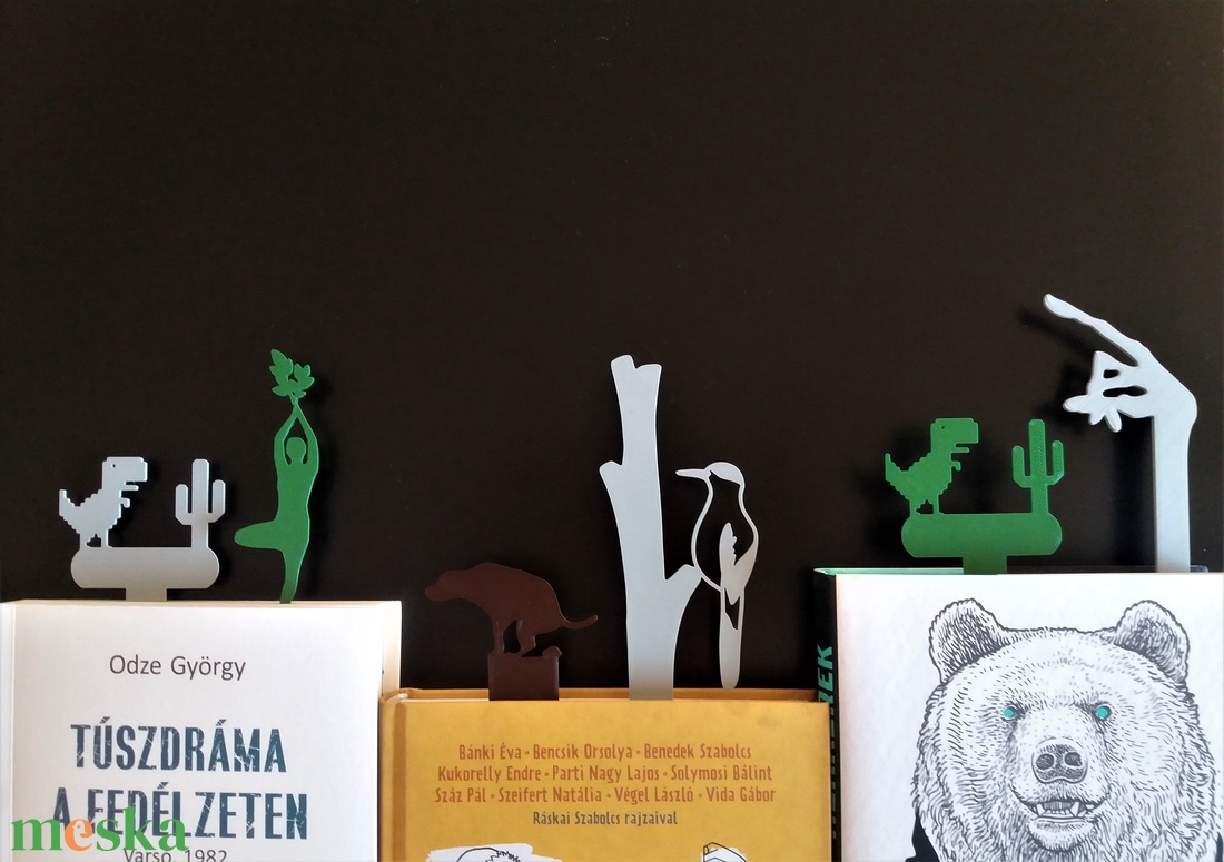 Könyvjelző 3D nyomtatott - könyv & zene - könyvjelző - Meska.hu