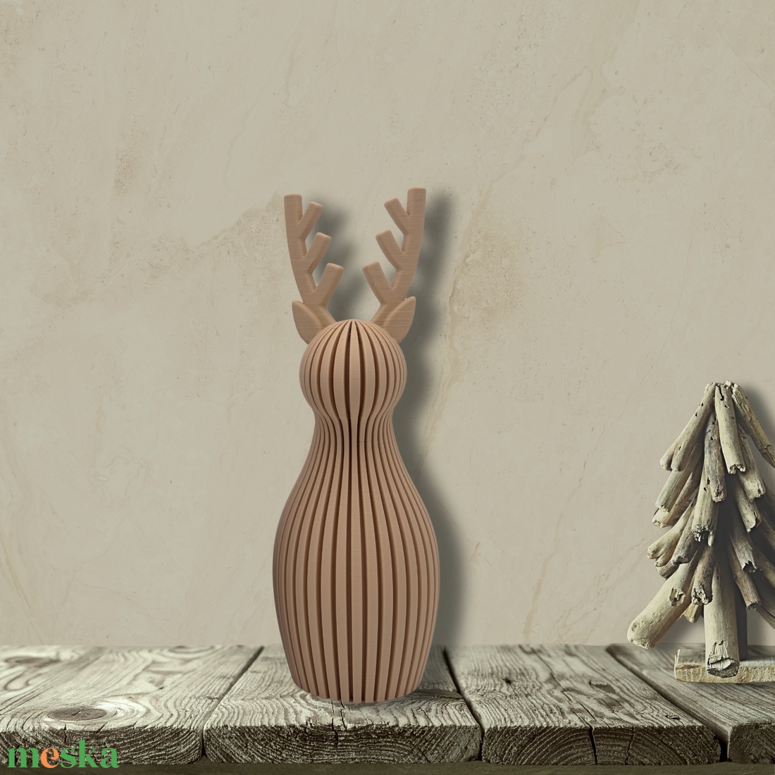 Rénszarvas - karácsony - adventi díszek - adventi asztaldísz - Meska.hu