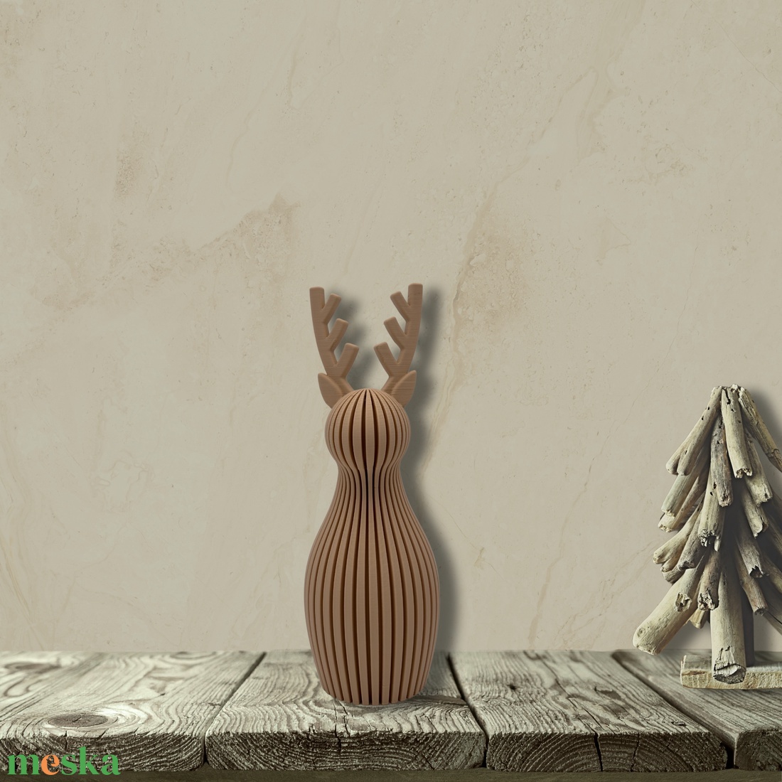 Rénszarvas baba - karácsony - adventi díszek - adventi asztaldísz - Meska.hu