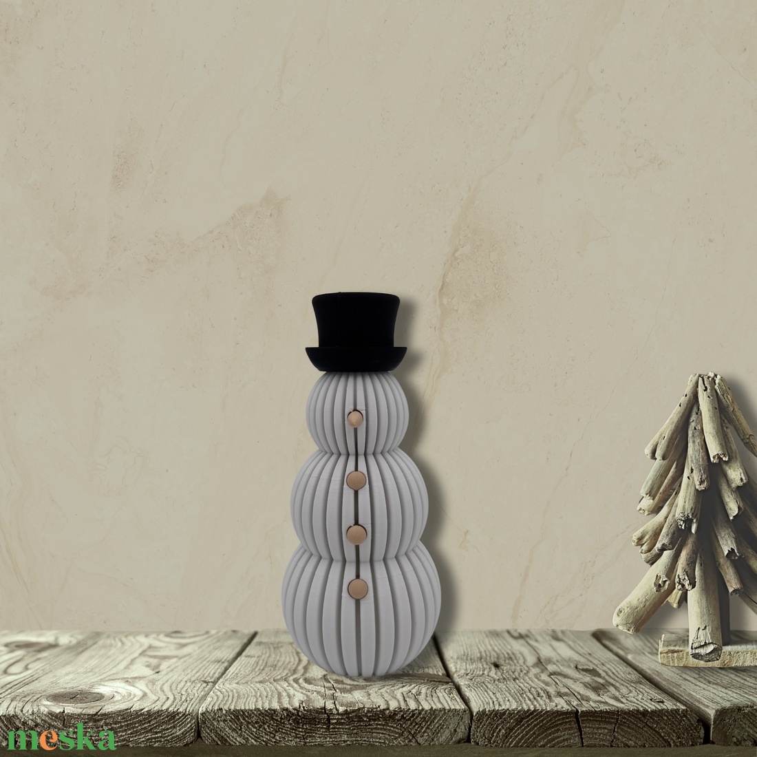 Hóember koma - karácsony - adventi díszek - adventi asztaldísz - Meska.hu