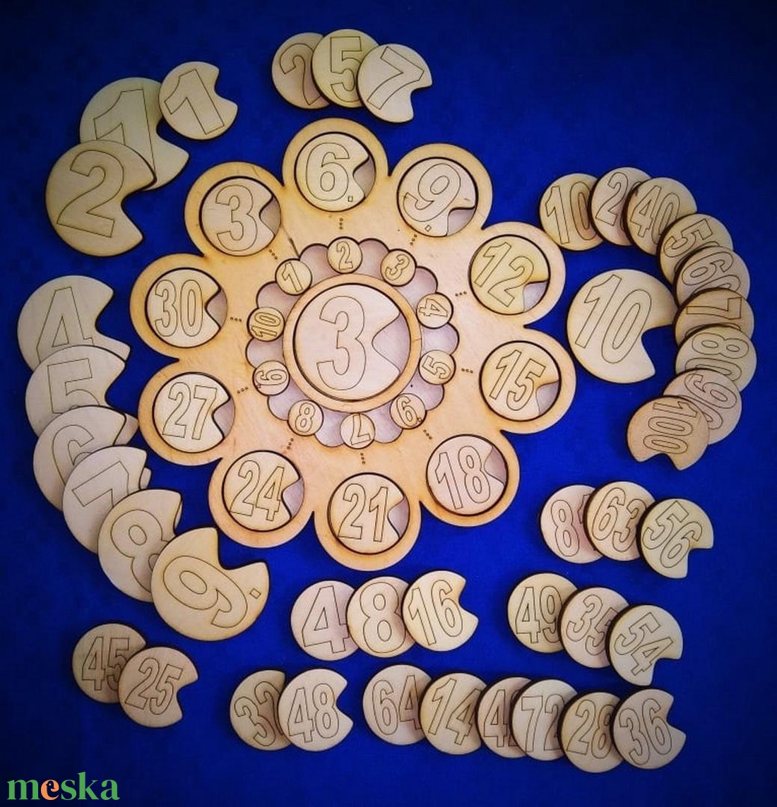 Szorzótábla - játék & sport - készségfejlesztő és logikai játék - oktató játékok - Meska.hu