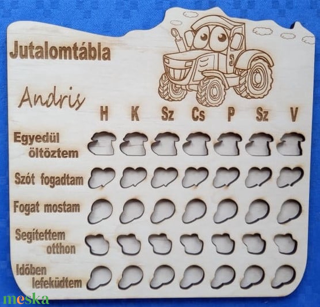 Jutalomtábla - játék & sport - készségfejlesztő és logikai játék - oktató játékok - Meska.hu Jutalomtábla - játék & sport - készségfejlesztő és logikai játék - oktató játékok - Meska.hu