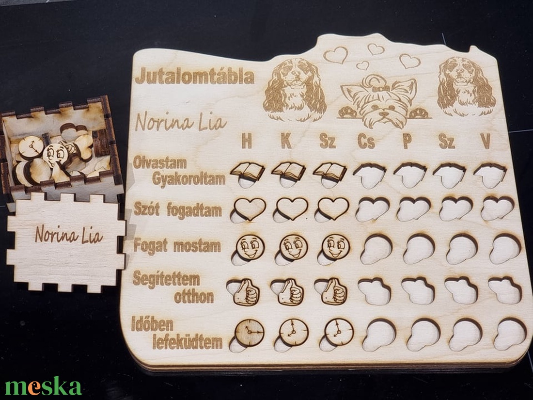 Jutalomtábla - játék & sport - készségfejlesztő és logikai játék - oktató játékok - Meska.hu Jutalomtábla - játék & sport - készségfejlesztő és logikai játék - oktató játékok - Meska.hu