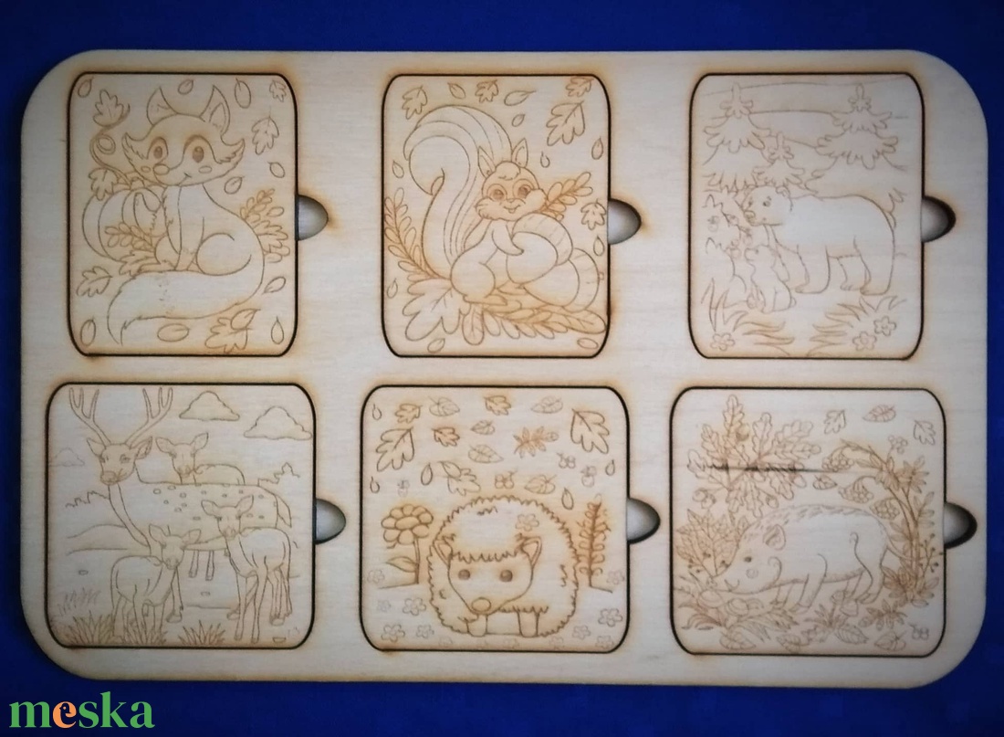 Erdei mondókák - játék & sport - készségfejlesztő és logikai játék - oktató játékok - Meska.hu