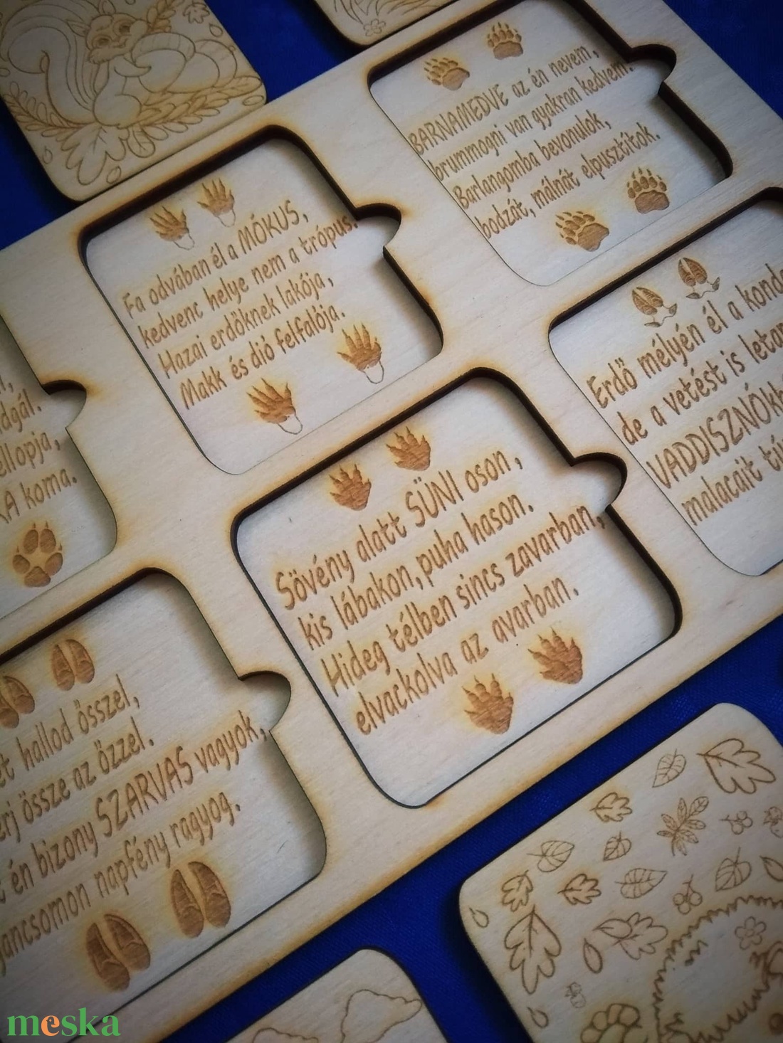 Erdei mondókák - játék & sport - készségfejlesztő és logikai játék - oktató játékok - Meska.hu