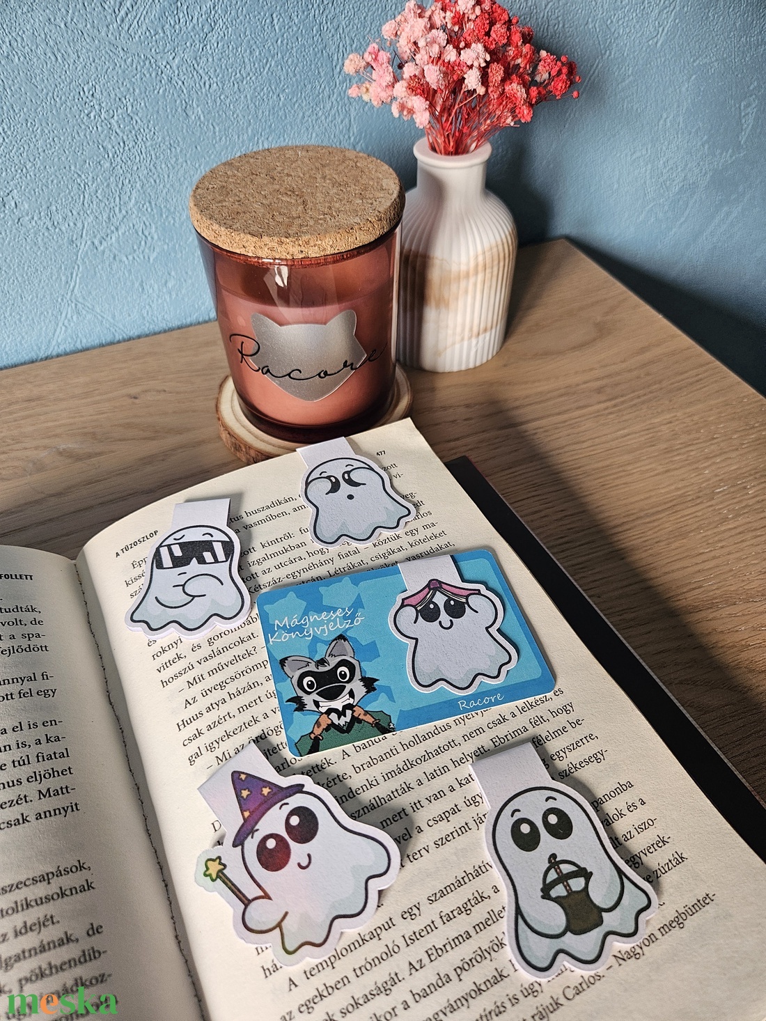 Mágneses könyvjelző - könyv & zene - könyvjelző - Meska.hu