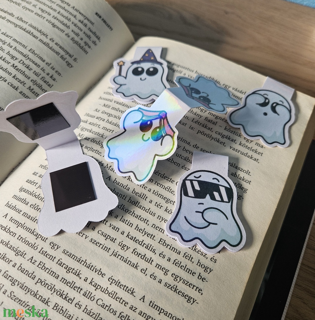 Mágneses könyvjelző - könyv & zene - könyvjelző - Meska.hu