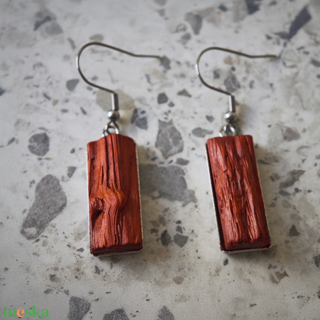 Korallfa fülbevaló - ékszer - fülbevaló - lógó fülbevaló - Meska.hu