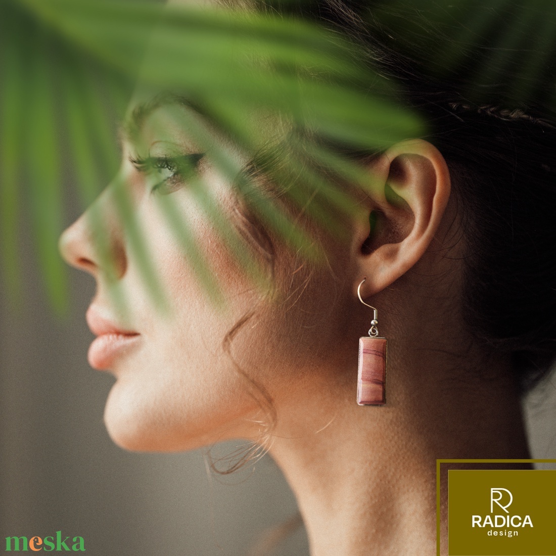 Cédrus fülbevaló - ékszer - fülbevaló - lógó fülbevaló - Meska.hu