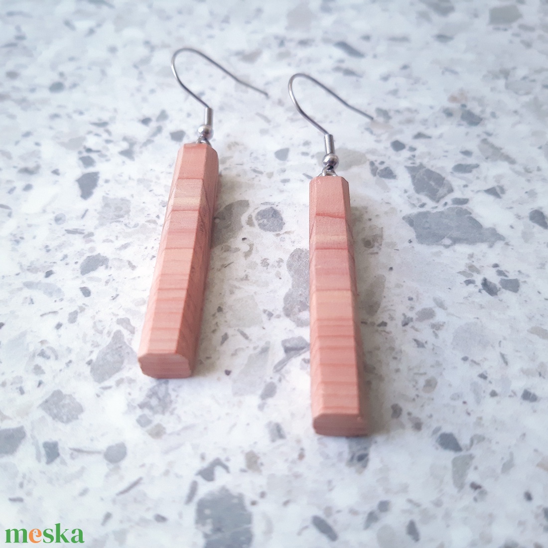 Cédrus fülbevaló - ékszer - fülbevaló - lógó fülbevaló - Meska.hu