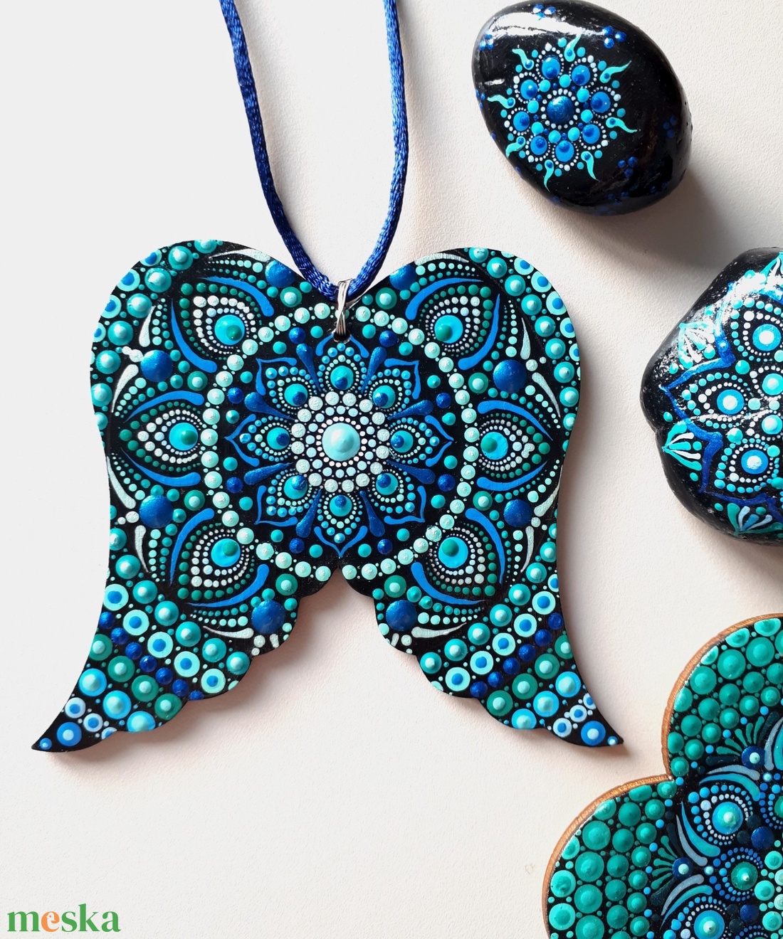 Angyalszárny Pontozott Mandala Nyaklánc - ékszer - nyaklánc - hosszú nyaklánc - Meska.hu Angyalszárny Pontozott Mandala Nyaklánc - ékszer - nyaklánc - hosszú nyaklánc - Meska.hu