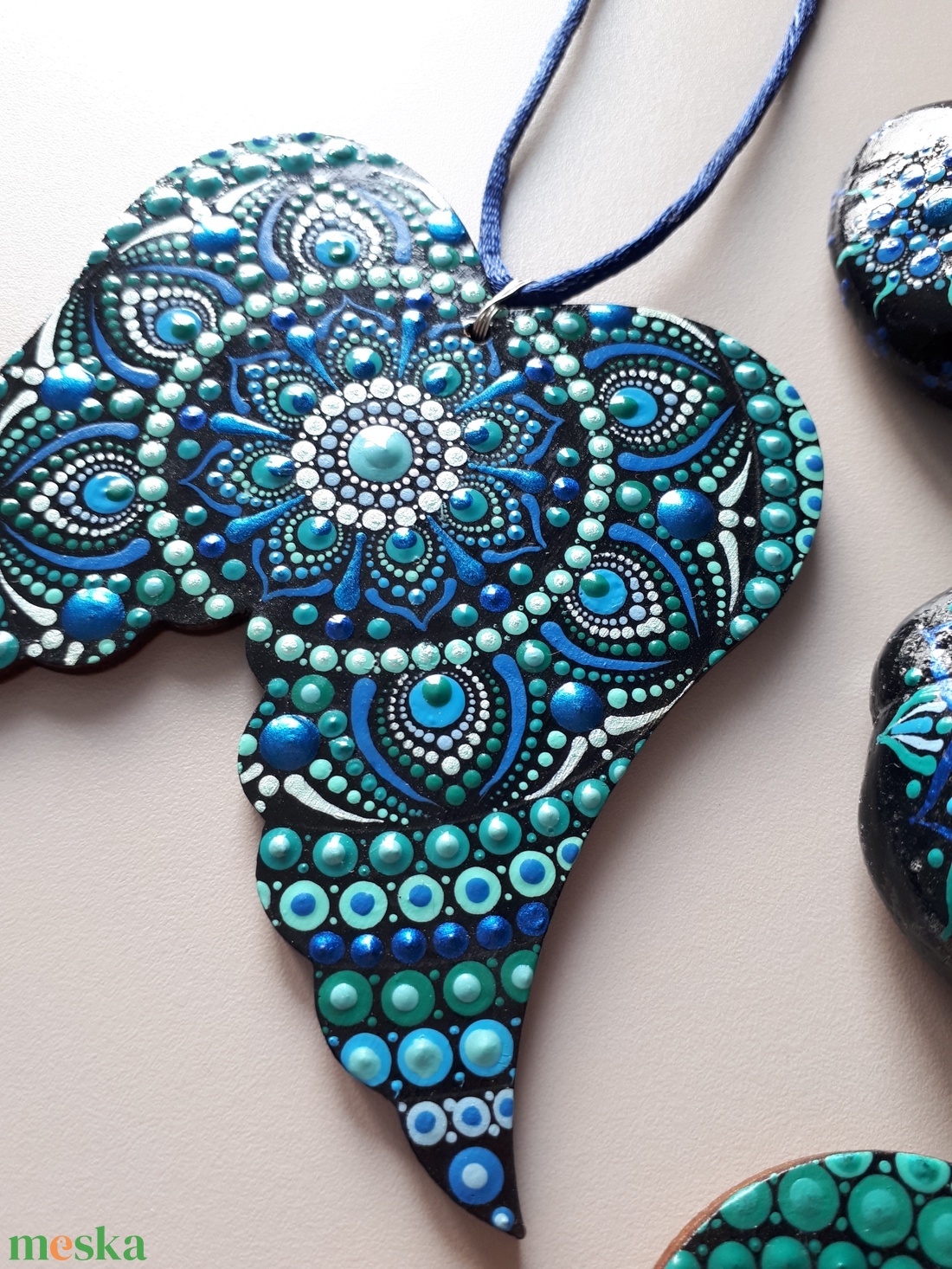 Angyalszárny Pontozott Mandala Nyaklánc - ékszer - nyaklánc - hosszú nyaklánc - Meska.hu Angyalszárny Pontozott Mandala Nyaklánc - ékszer - nyaklánc - hosszú nyaklánc - Meska.hu
