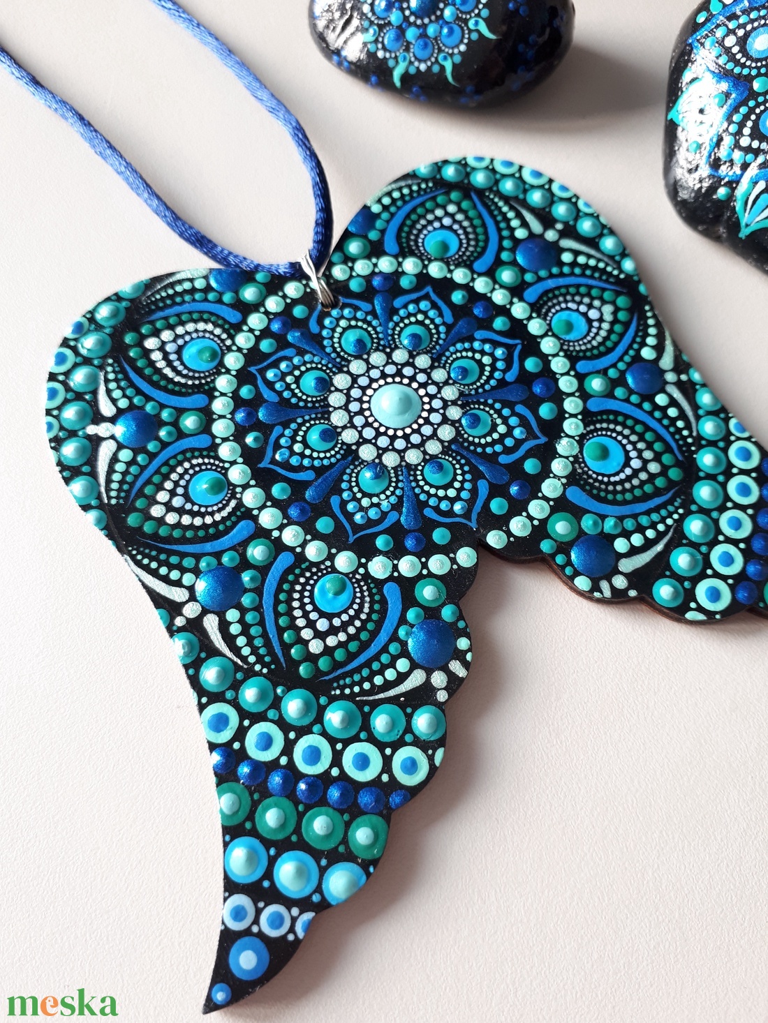 Angyalszárny Pontozott Mandala Nyaklánc - ékszer - nyaklánc - hosszú nyaklánc - Meska.hu Angyalszárny Pontozott Mandala Nyaklánc - ékszer - nyaklánc - hosszú nyaklánc - Meska.hu