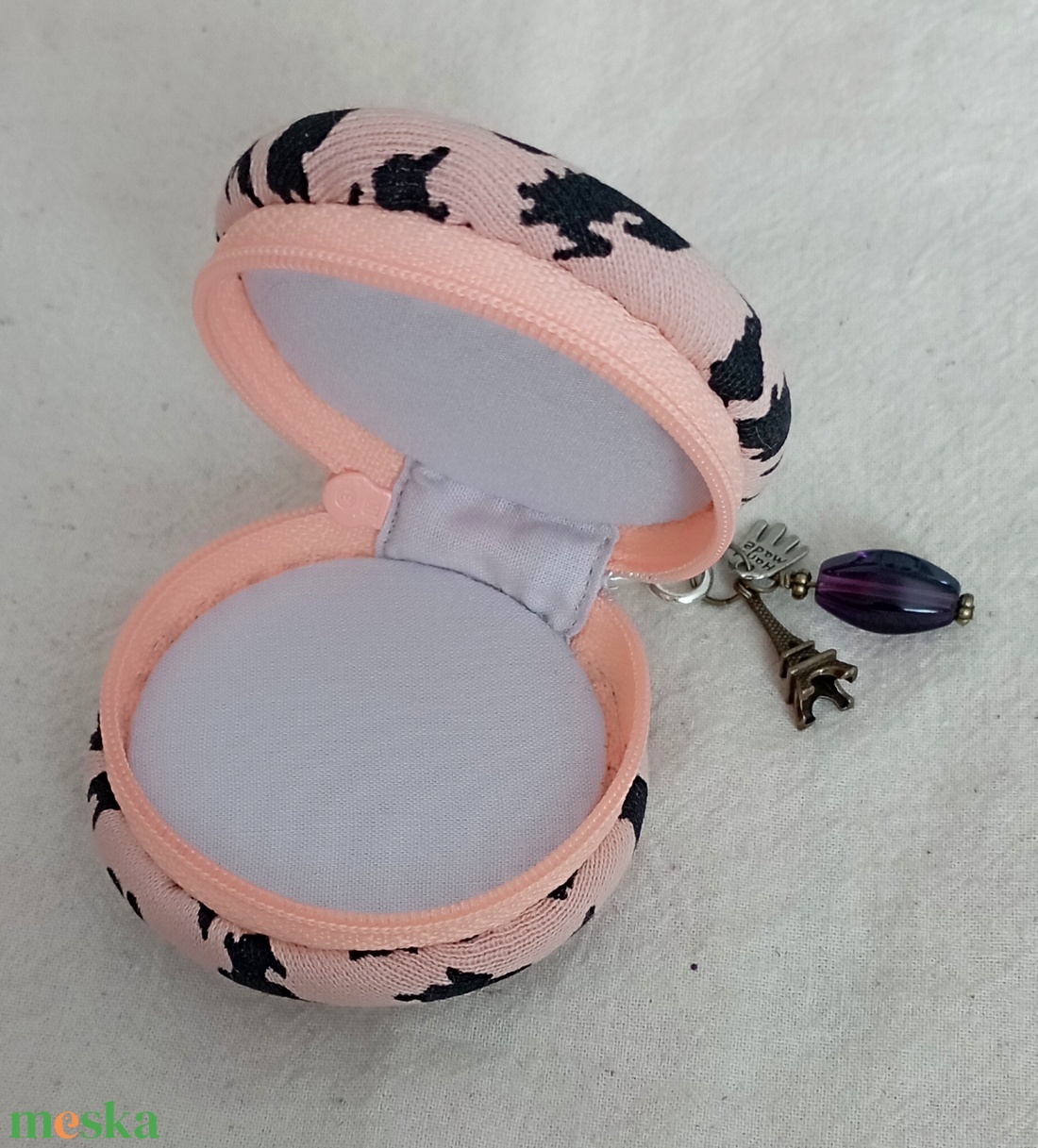 Párducmintás érmetárca - táska & tok - pénztárca & más tok - aprópénztartó - Meska.hu