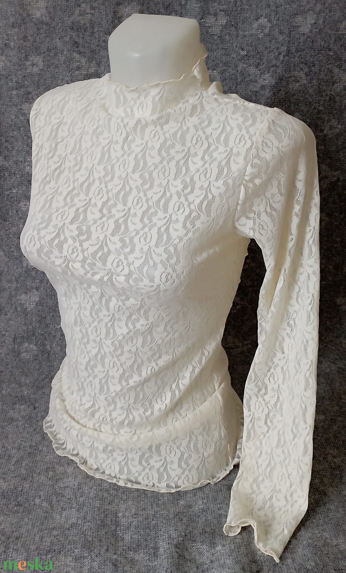 Csipke felső  - ruha & divat - női ruha - póló, felső - Meska.hu