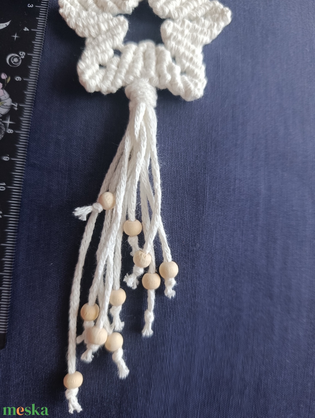 Macrame Csillag karácsonyi dísz - karácsony - karácsonyi lakásdekoráció - karácsonyi lakásdíszek - Meska.hu