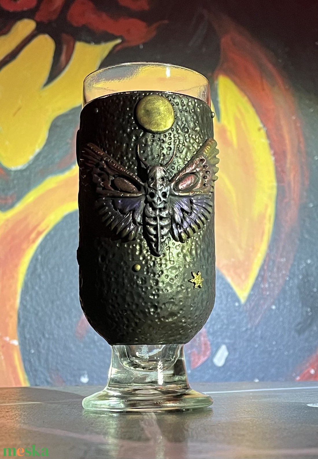 Boszorkányhold pohár - otthon & életmód - konyhafelszerelés, tálalás - tálalás - pohár - Meska.hu