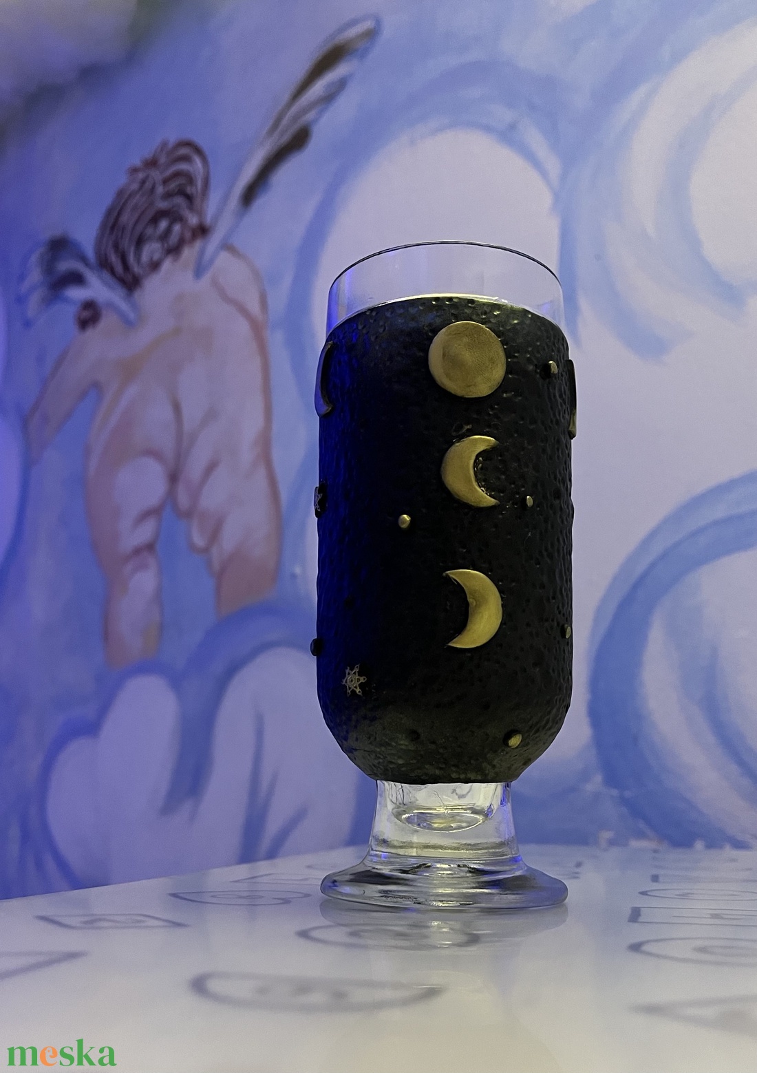 Boszorkányhold pohár - otthon & életmód - konyhafelszerelés, tálalás - tálalás - pohár - Meska.hu