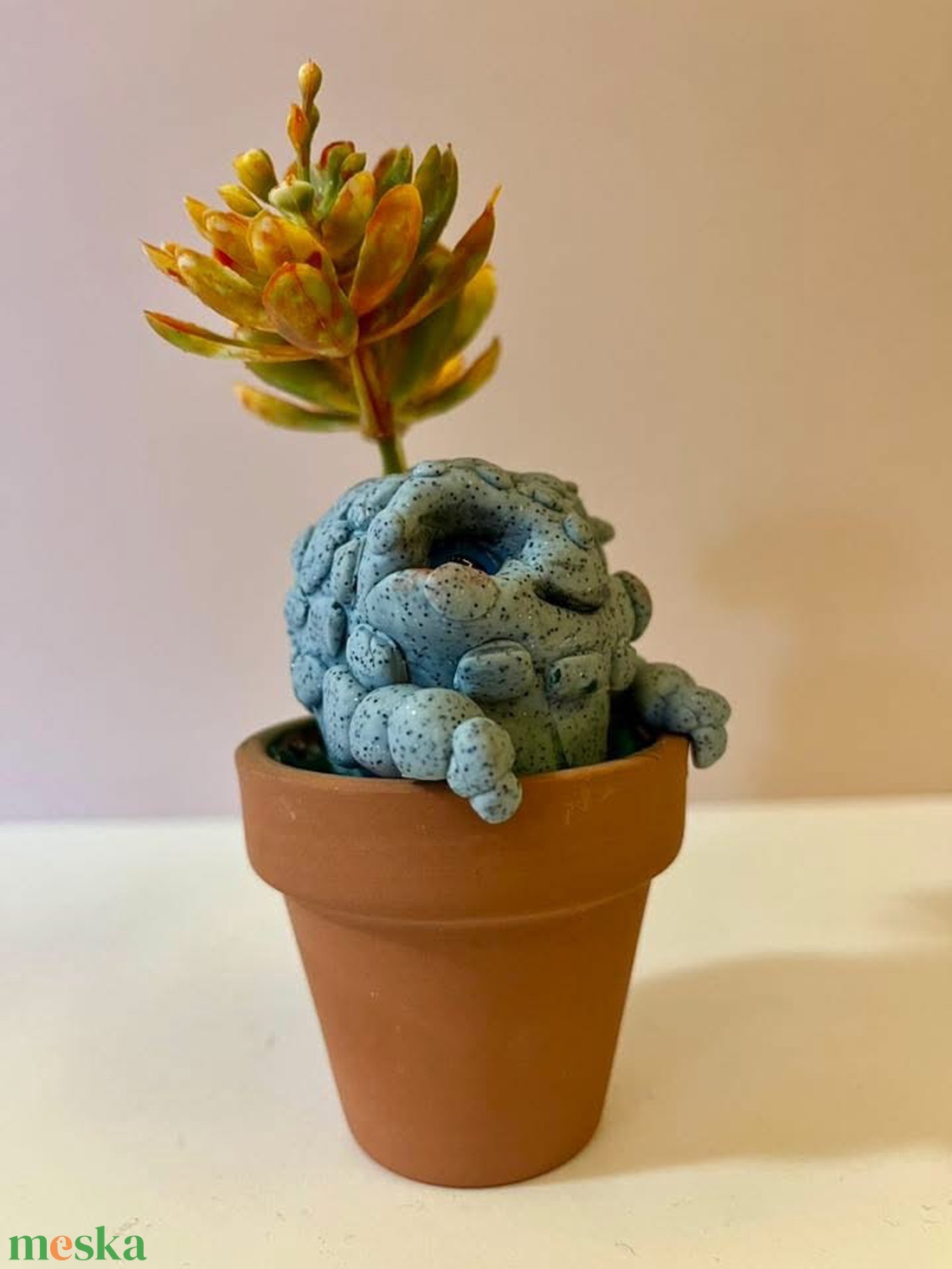 Virághagymácska (Kőfej) - otthon & életmód - dekoráció - virágdísz és tartó - cserép & kaspó - Meska.hu