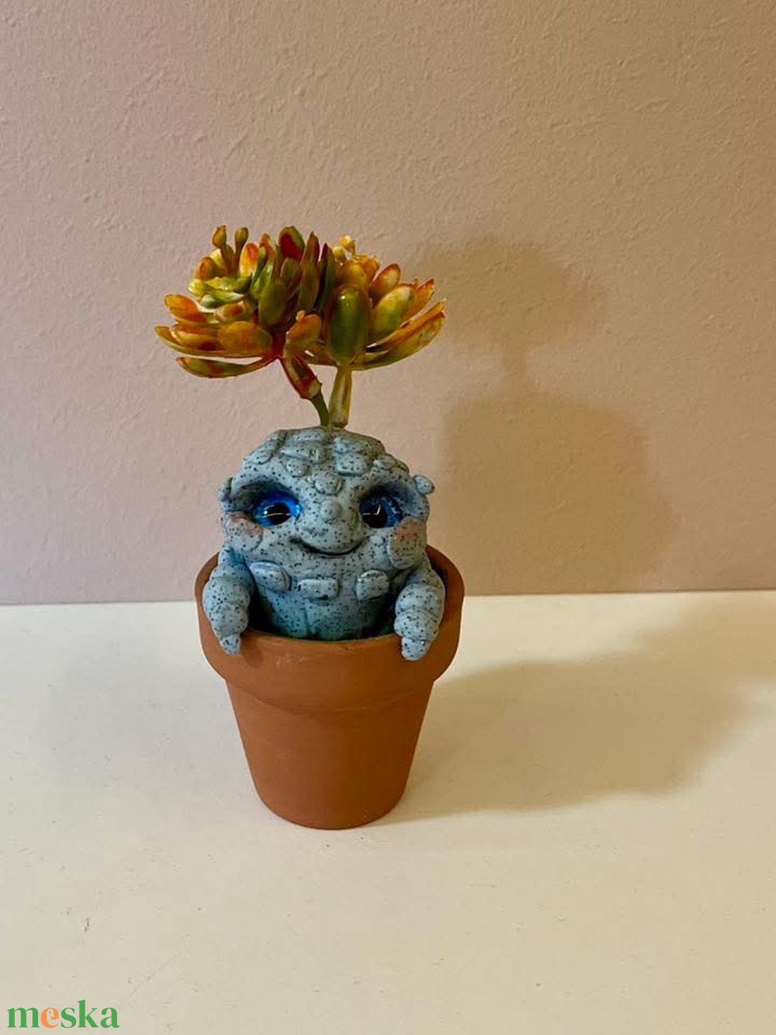 Virághagymácska (Kőfej) - otthon & életmód - dekoráció - virágdísz és tartó - cserép & kaspó - Meska.hu