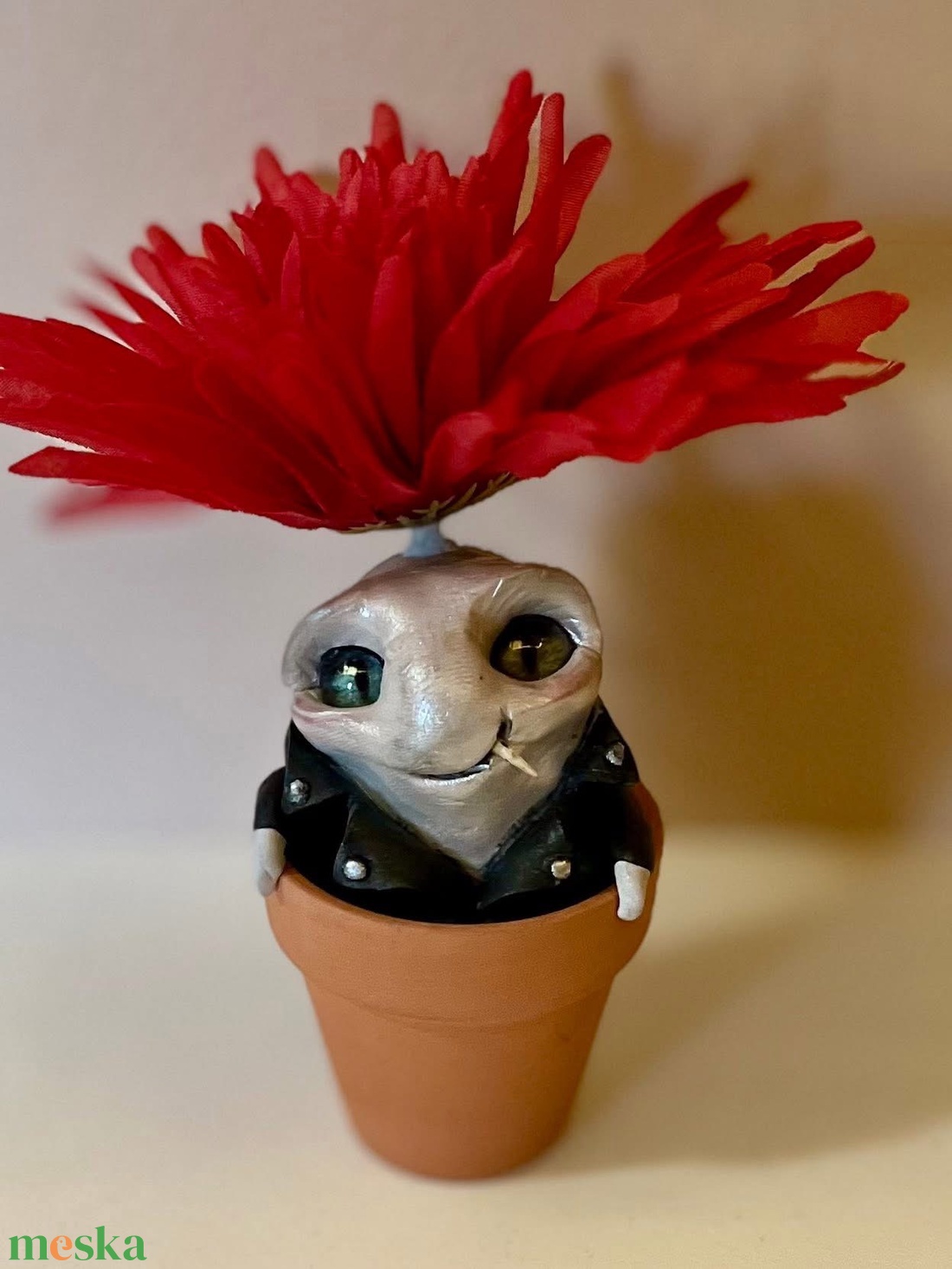 Virághagymácska (a vagány) - otthon & életmód - dekoráció - virágdísz és tartó - cserép & kaspó - Meska.hu