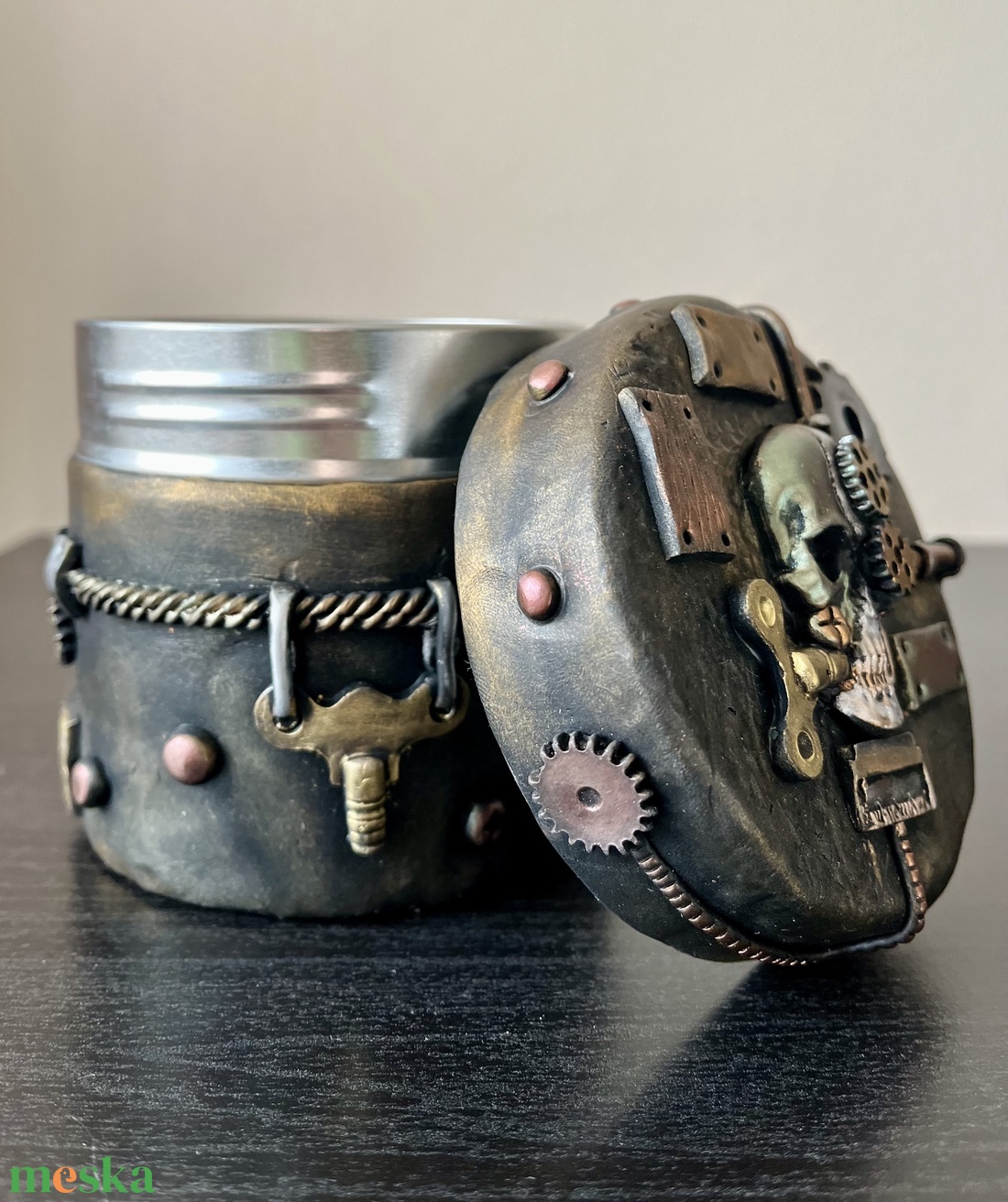 Steampunkos nagy doboz - otthon & életmód - tárolás & rendszerezés - doboz - Meska.hu