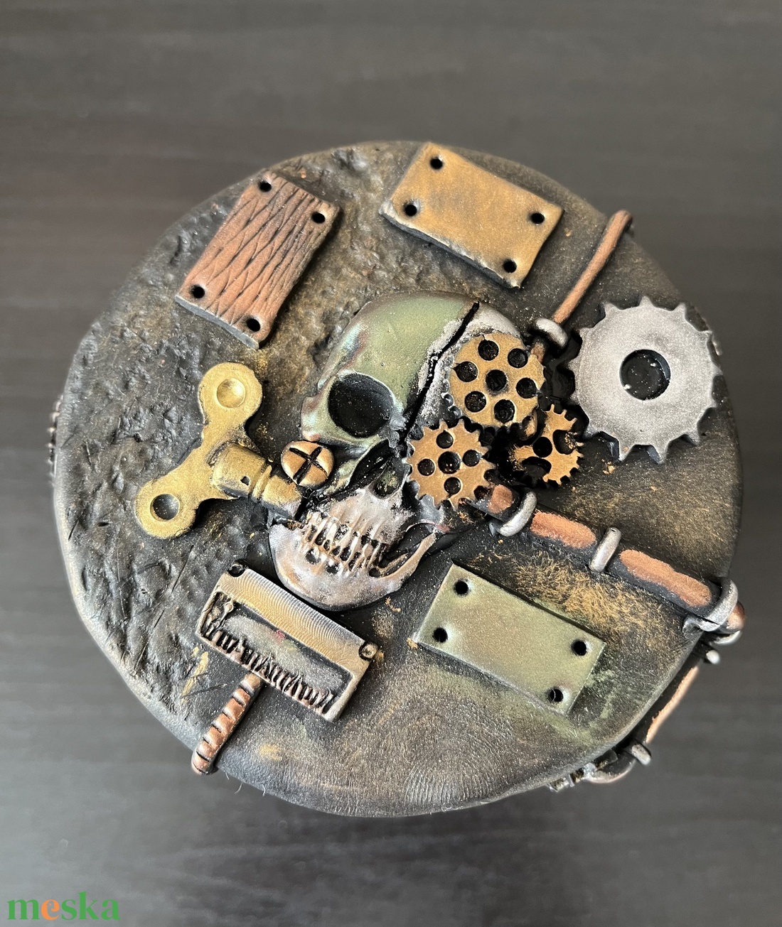 Steampunkos nagy doboz - otthon & életmód - tárolás & rendszerezés - doboz - Meska.hu