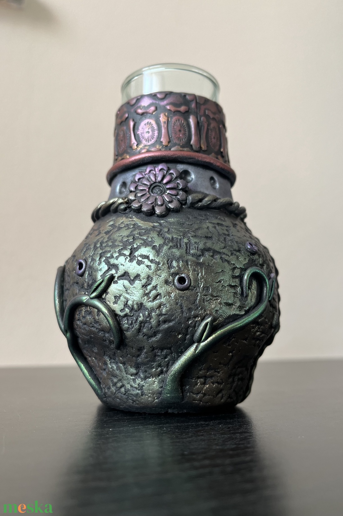 Díszváza - otthon & életmód - dekoráció - virágdísz és tartó - váza - Meska.hu