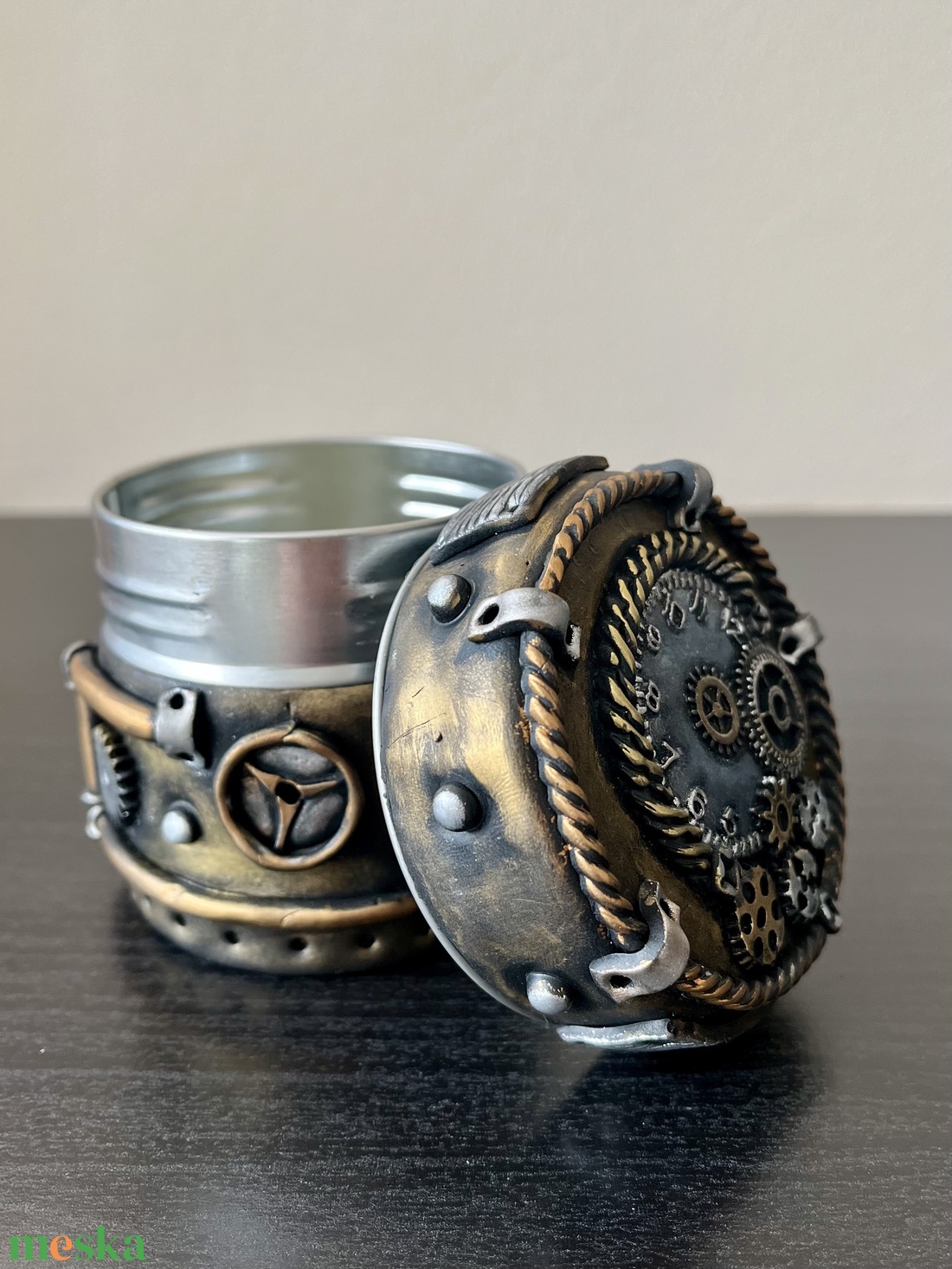 Kis Steampunk doboz - ékszer - ékszertartó - ékszerdoboz - Meska.hu