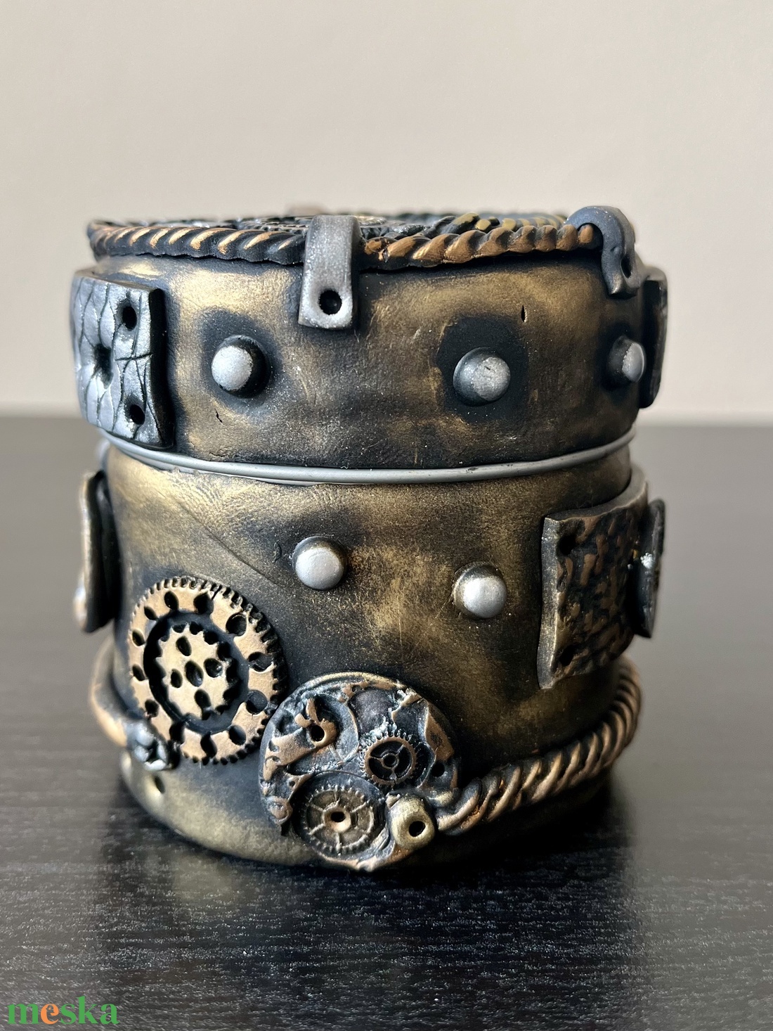 Kis Steampunk doboz - ékszer - ékszertartó - ékszerdoboz - Meska.hu