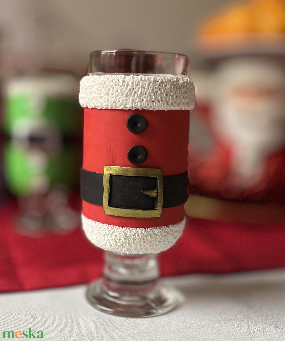 Télapós pohár - otthon & életmód - konyhafelszerelés, tálalás - tálalás - pohár - Meska.hu