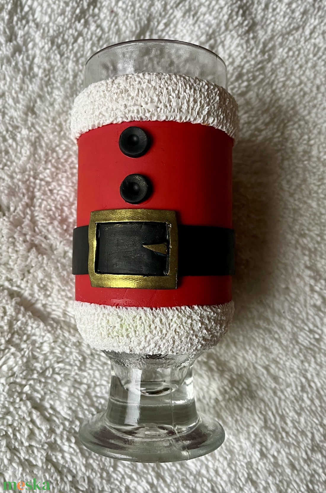 Télapós pohár - otthon & életmód - konyhafelszerelés, tálalás - tálalás - pohár - Meska.hu