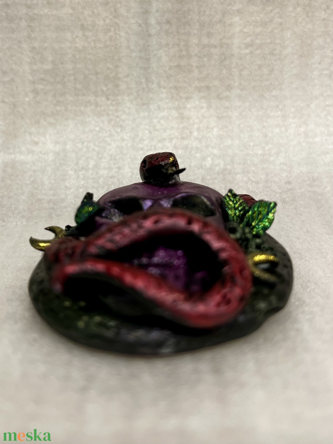 Kígyós kituző - ékszer - kitűző és bross - Meska.hu