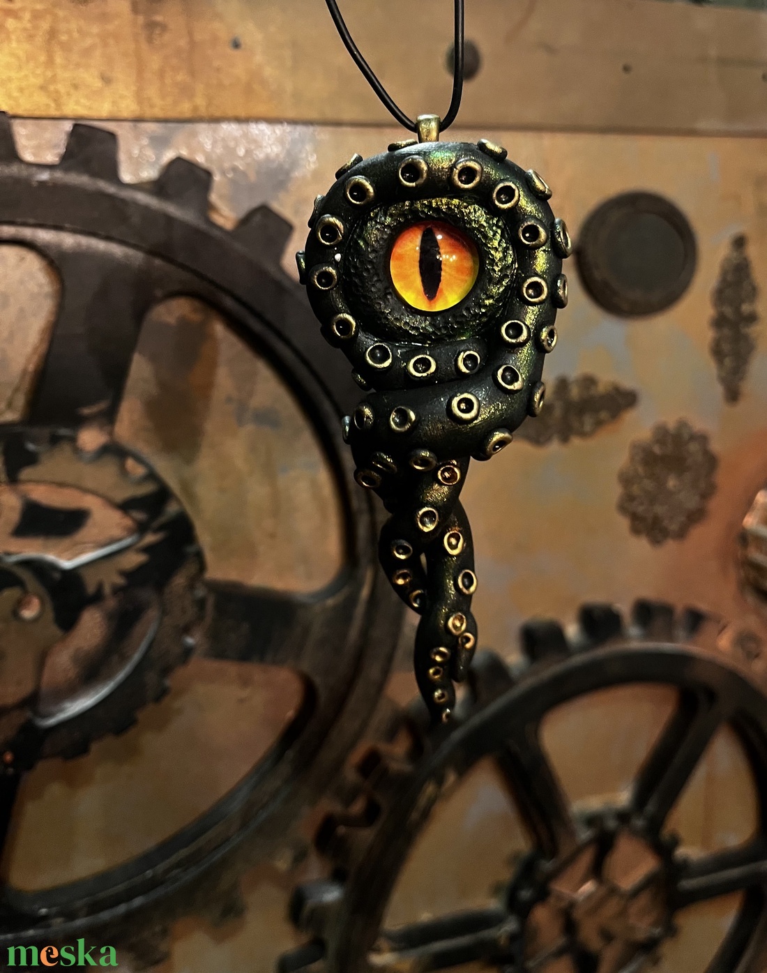 Sötét mélység medál - ékszer - nyaklánc - medál - Meska.hu