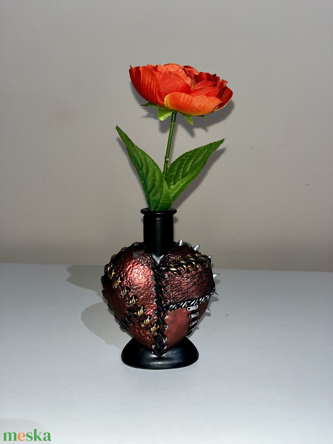 Szív váza - otthon & életmód - virágdekoráció - virágtartó - váza - Meska.hu