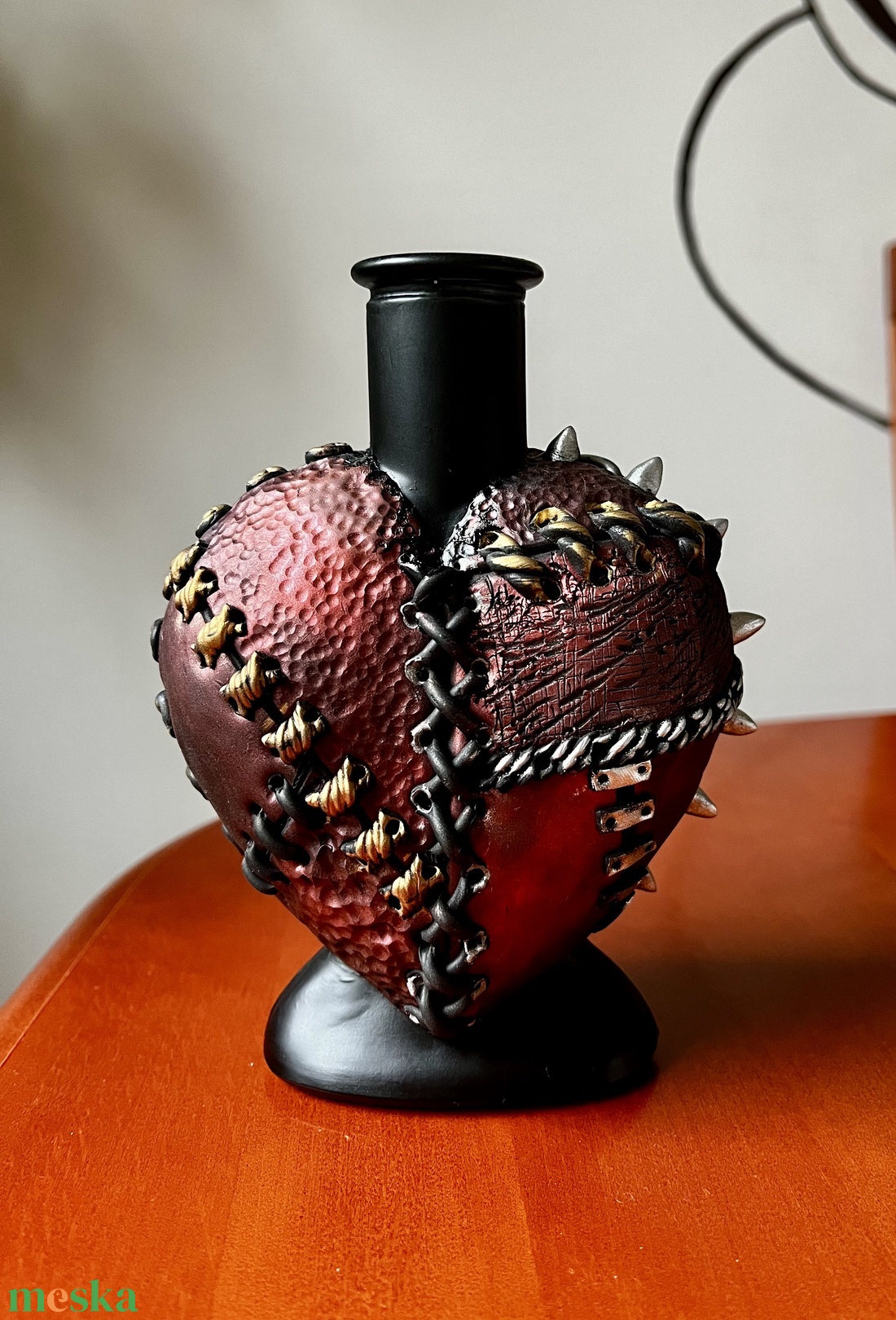 Szív váza - otthon & életmód - virágdekoráció - virágtartó - váza - Meska.hu