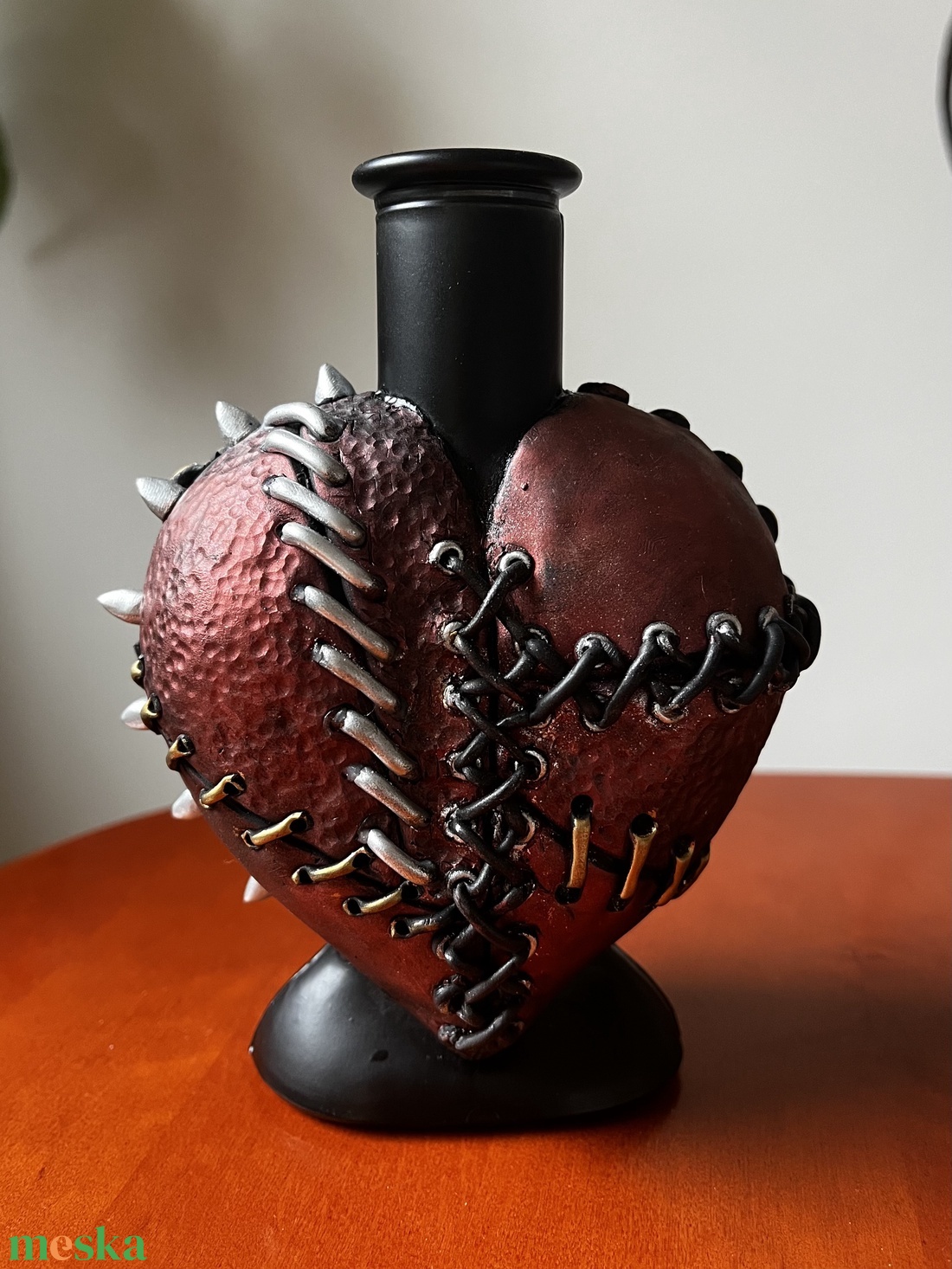 Szív váza - otthon & életmód - virágdekoráció - virágtartó - váza - Meska.hu