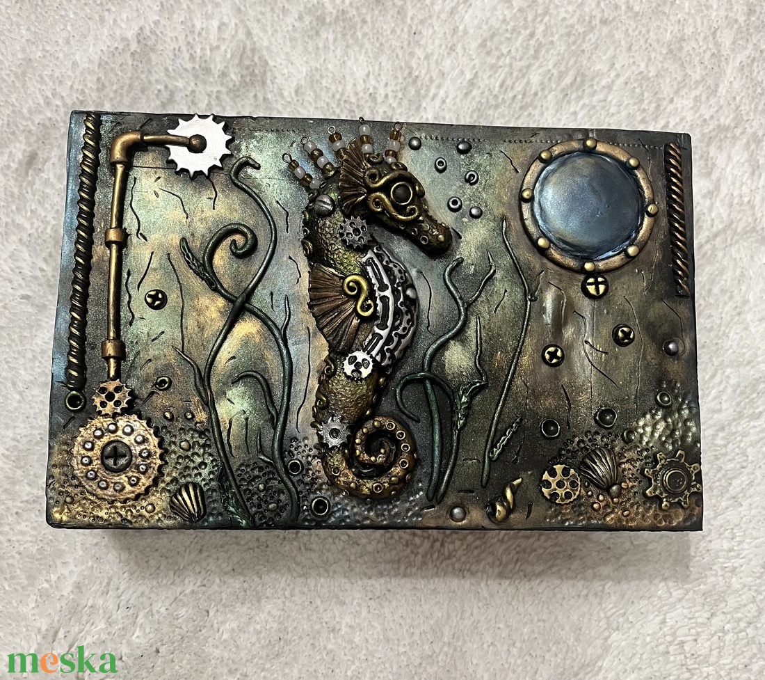 Tengeri titkok őrzője - otthon & életmód - dekoráció - asztal és polc dekoráció - díszdoboz - Meska.hu