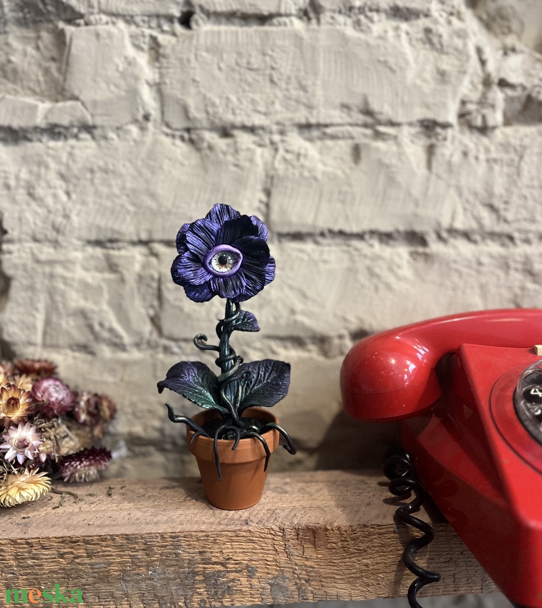 Gótikus virág - otthon & életmód - virágdekoráció - virágdíszek - asztali virágdísz - Meska.hu